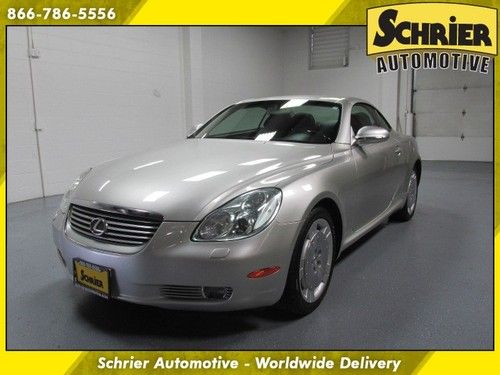 2003 lexus sc430 convertible power hard top silver 4.3l v8 navigation