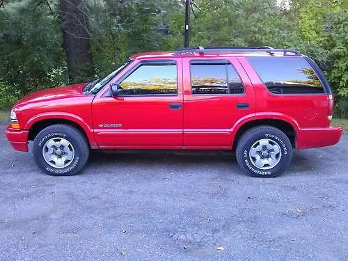 2002 chevy blazer ls sport utility 4-door 4.3l -