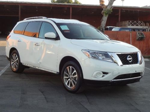 2013 nissan pathfinder sv damaged repairable clean title runs! good cooling l@@k