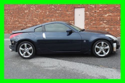 2008 nissan 350z 6 speed manual dual exhaust hid headlights salvage rebuild