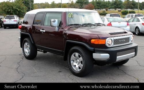 Used toyota fj cruiser import automatic 4x2 sport utility 2wd suv we finance v6