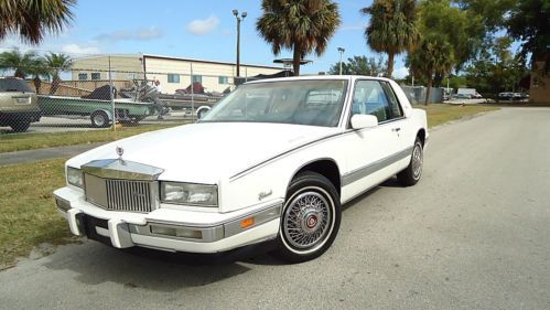 1988 cadillac eldorado biarritz, tripple white , stunning