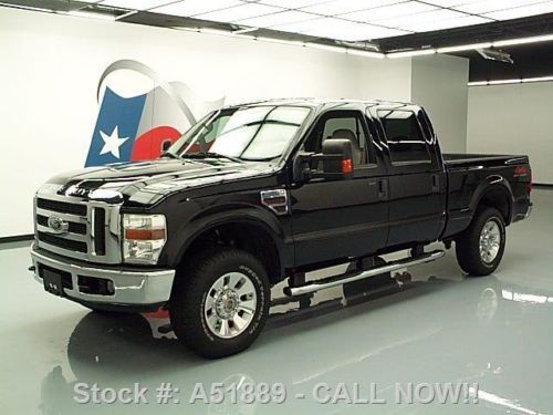 2008 ford f250 lariat crew 4x4 6.4l diesel leather 65k texas direct auto