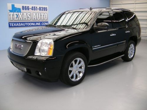 We finance!!!  2008 gmc yukon denali awd roof nav tv heated leather texas auto