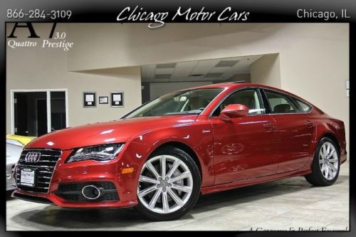 2012 audi a7 3.0 prestige sedan $73k + msrp innovation package one owner loaded!