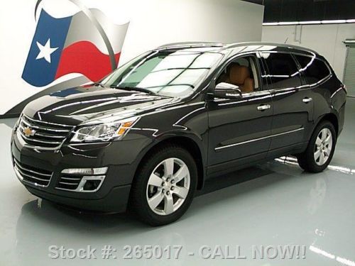 2013 chevy traverse awd ltz htd leather nav rear cam 7k texas direct auto