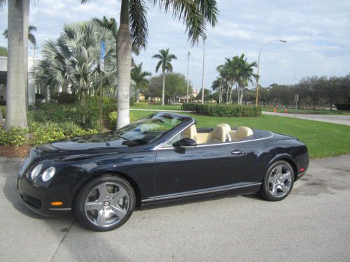 2007 bentley continental gt convertible mint florida car low reserve