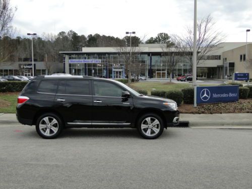 2012 toyota highlander limited 4x4 super clean inside and out one owner loaded
