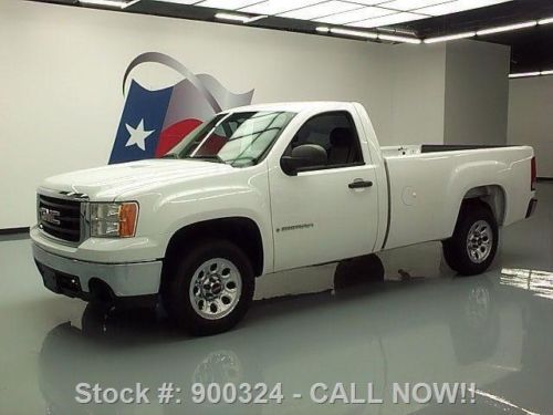 2008 gmc sierra regular cab long bed cruise ctrl 49k mi texas direct auto