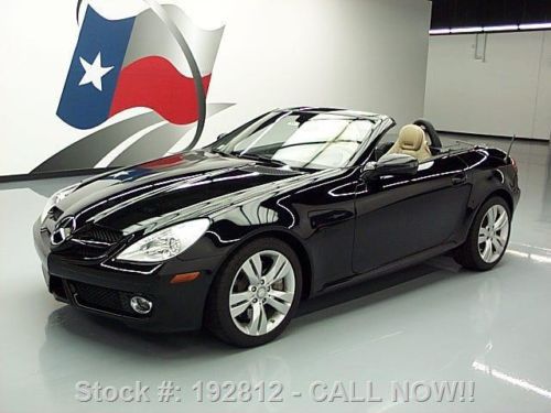 2009 mercedes-benz slk350 roadster auto htd seats 65k texas direct auto