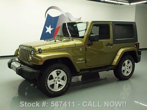 2008 jeep wrangler sahara 4x4 hardtop automatic nav 62k texas direct auto