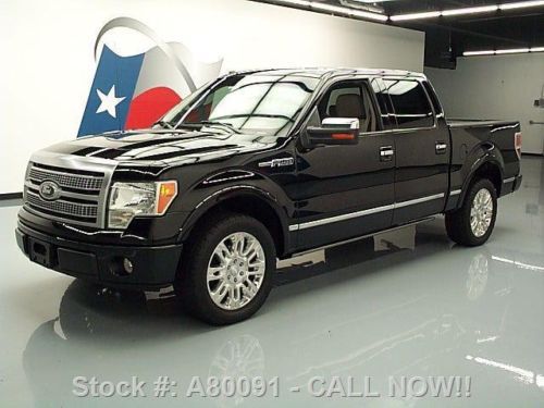 2009 ford f-150 platinum crew sunroof nav rear cam 20&#039;s texas direct auto