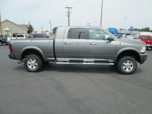 2012 ram 2500 laramie longhorn megacab pickup 4-door 6.7l gray rambox