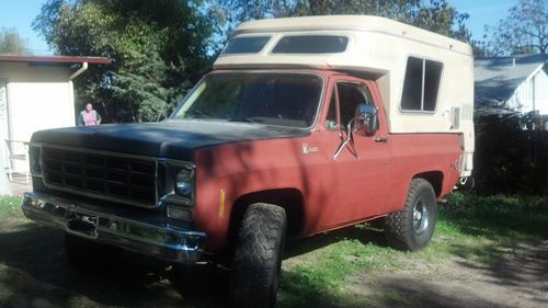 1977 chevy blazer chalet 4x4 chevrolet four wheel drive chinook rv motorhome