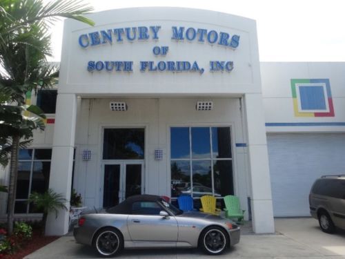 2000 honda s2000 convertible 64,460mi leather non smoker niada certified