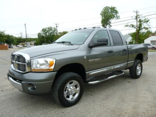 Dodge ram 3500 quad cab 6spd manual 5.9 diesel 4x4 laramie short bed 2500 f-250