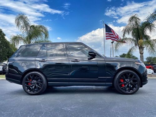 2019 land rover range rover supercharged v8 loaded carfax cert 1 owner service