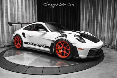 2024 porsche 911 gt3 rs weissach only 62 miles white pccbs red whee