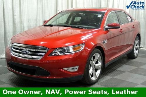 2011 ford taurus sho,we finance!!,ruby red,leather,ford certified