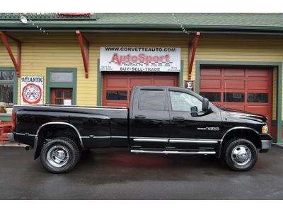 2005 dodge 3500 crew cab laramie 5.9 diesel dually fully loaded low miles!!