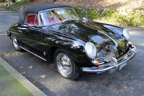 1960 porsche 356b cabriolet w/hardtop. restored. see it run! gorgeous!