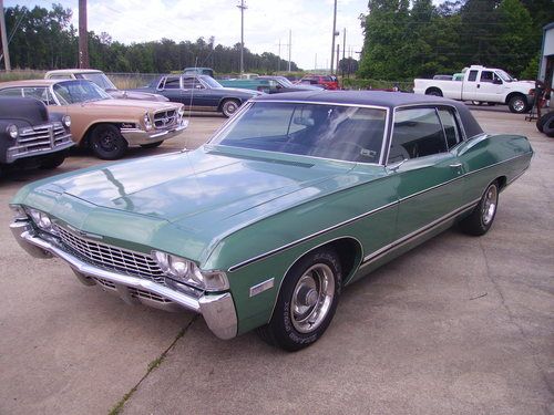 1968 chevy caprice matching numbers 396 big block car  p/s p/b a/c runs great