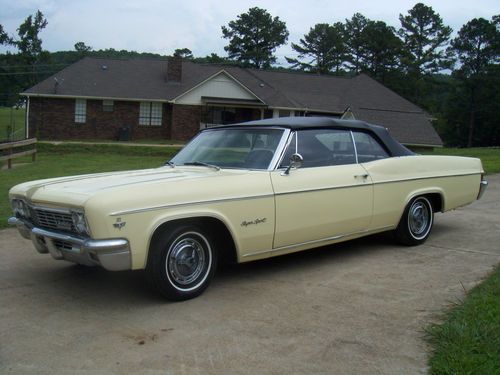 1966 chevrolet ss impala super sport convertible