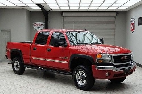 2006 sierra 2500hd diesel 4x4 slt heated leather bose crew 1 texas owner