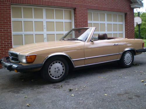 1979 mercedes-benz 450sl convertible 130,692 miles