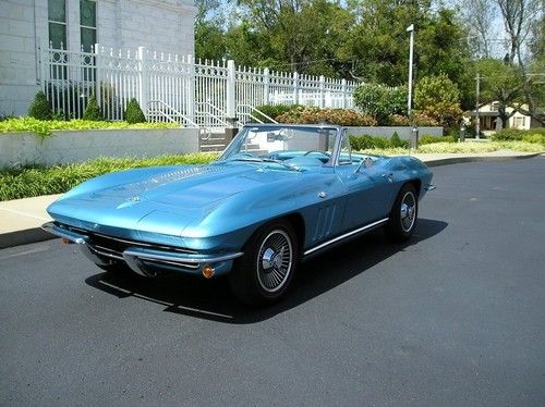 1965 chevrolet corvette convertible l-75 powerglide