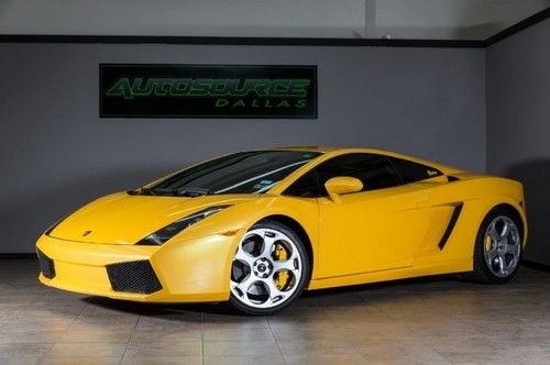 2005 lamborghini gallardo, egear, new clutch, nav, pearl yellow! we finance!