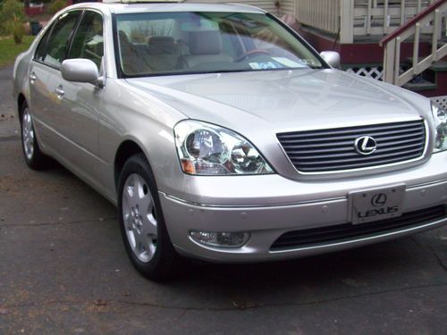 2003 lexus ls430 ''premium''  4.3l 52 k  low low original miles 2 owners loaded