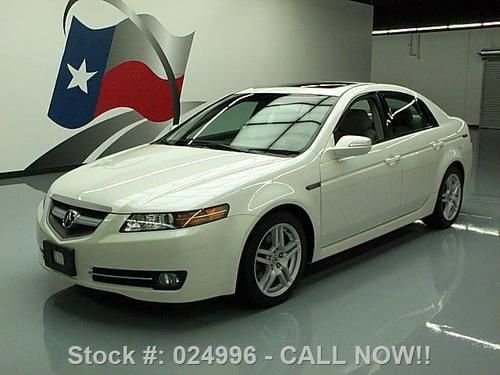 2007 acura tl auto sunroof nav rear cam htd leather 61k texas direct auto