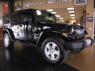 2012 jeep wrangler unlimited sahara manual 4x4 leather navigation black