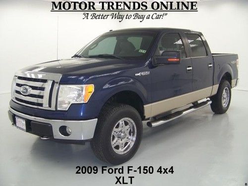 2009 4x4 xlt crewcab custom chrome wheels sync park assist ford f-150 115k