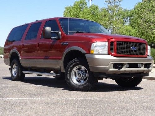 No reserve 04 excursion eddie bauer 4x4 turbo diesel tv dvd | one owner