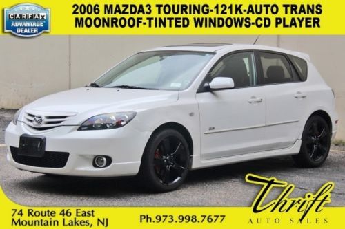 2006 mazda3 touring-121k-auto trans-moonroof-tinted windows-cd player