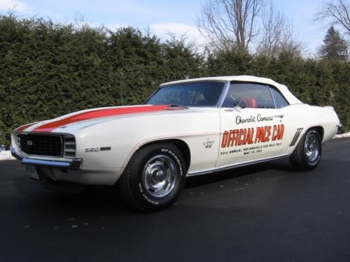 1969 chevrolet camaro pace car original/documented