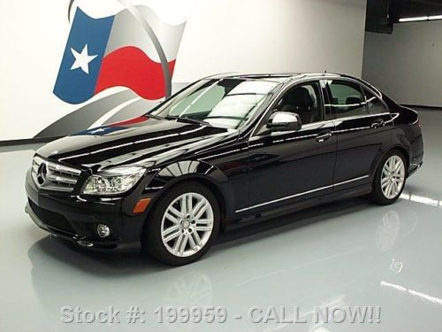 2009 mercedes-benz c300 sport 4matic awd sunroof 59k mi texas direct auto