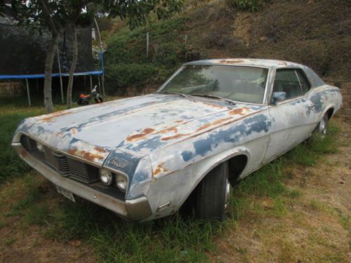 1969 mercury cougar xr7 all original 351ci fmx auto a/c california