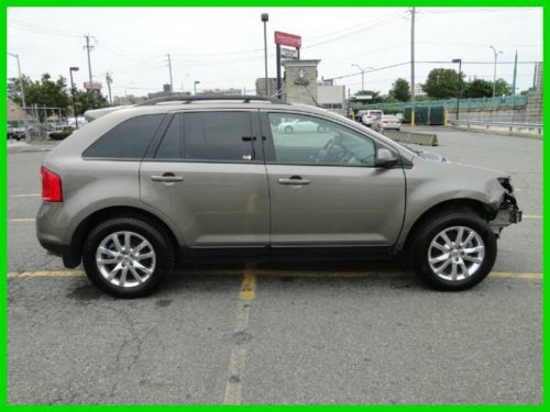 2013 ford edge sel 3.5l v6 awd suv repairable rebuilder easy fix! runs great!!