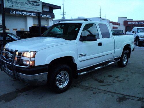 Find used 05 CHEVY SILVERADO 2500HD 6.6 DURAMAX DIESEL 4X4 EXTENDED CAB ...