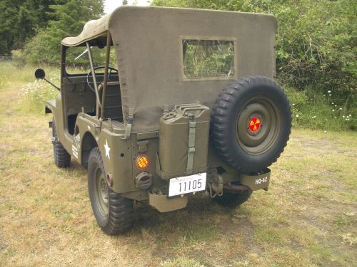 1952 willys m38a1 us army jeep