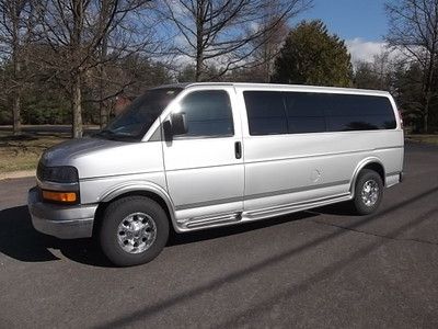 2010 chevrolet express 9-passenger low top rocky ridge conversion van