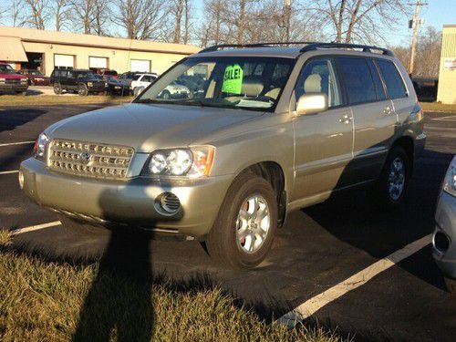 2003 toyota highlander limited sport utility 4-door 3.0l