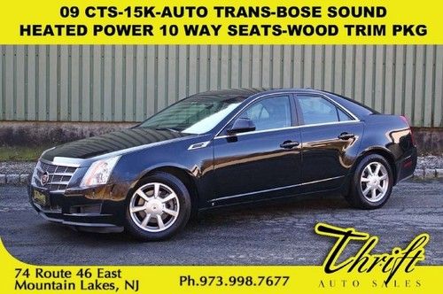 09 cts-15k-auto trans-bose sound-heated power 10 way seats-wood trim pkg