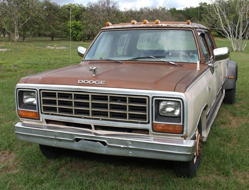 1984 dodge crew cab 1 ton series dully