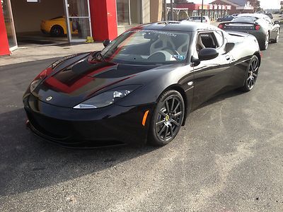 2011 lotus evora 2+2, bal of factory warranty, 44 miles, starlight black, navi