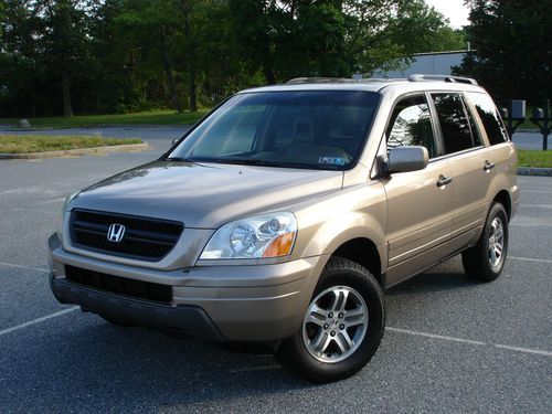 2003 honda pilot ex-l navigation awd 1owner no reserve