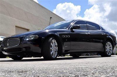 2008 maserati quattroporte automatic black black low mile luxury,comfort, value!